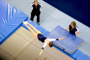 Image of Kingston Trampoline Academy in action