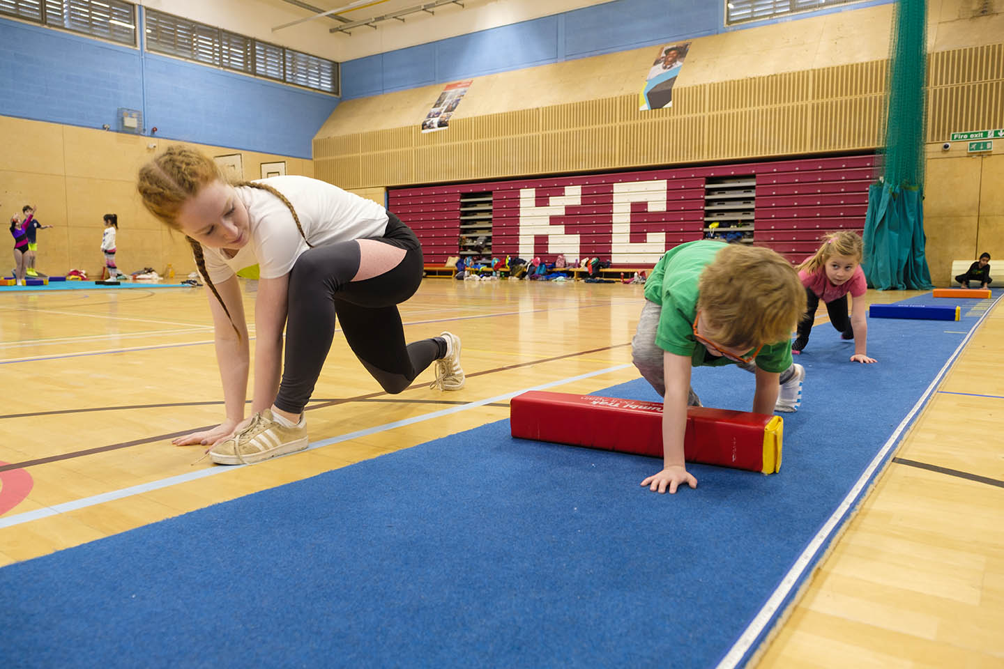 Athlete Gymnast Trampoline Lessons at Kingston Trampoline Academy