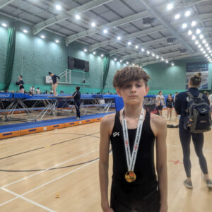 Thomas with English Medal