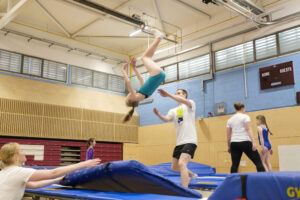 Image of Kingston Trampoline Academy in action