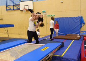 Image of Kingston Trampoline Academy in action